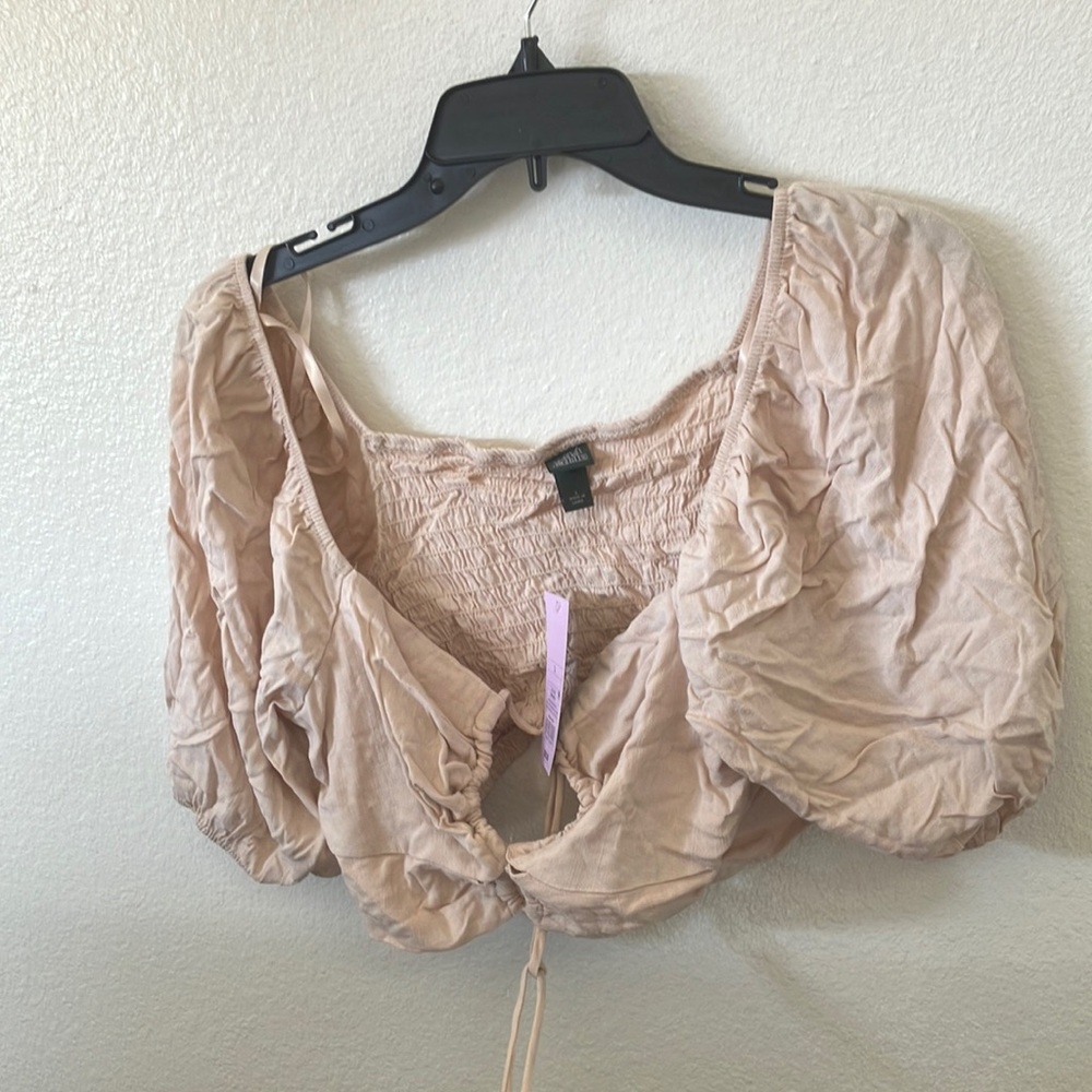 FINAL MARKDOWN Wild fable wenchy crop top large nwt